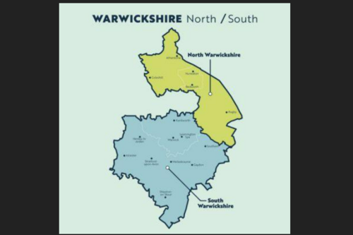 Warwickshire Map