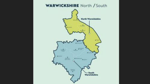 Warwickshire Map