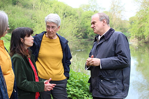 Manuela by the Avon with Ed and Susan